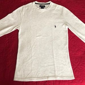 Polo Ralph Lauren Waffle Thermal White Shirt